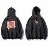 Tom and Jerry Hoodie Winter Clothing Autumn Hooded Sweater Autumn and Winter