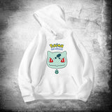 Men and Women Pokemon Pikachu Hoodie Pokémon Bulbasaur Hooded Sweater