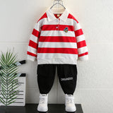 Toddler Boys Sweater Boys Spring Clothing Polo Shirt Suit