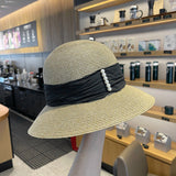 Straw Hat Ribbon Straw Hat Summer Outdoor Seaside Beach Sun