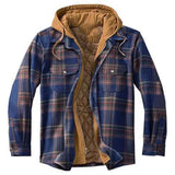 John Dutton Jacket Autumn and Winter Thickening Cotton-Padded Coat Printed Hooded Jacket