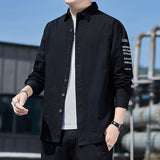 Men's Shirts Autumn Men's Printed Long-Sleeved Shirt Loose