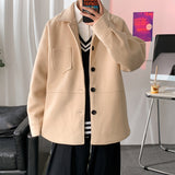 Men's Autumn Winter Coat Baggy Coat Jacket