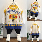 Toddler Boys Sweater Boy Wool Vest Baby Autumn Clothing