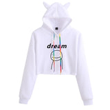 Dreamwastaken Men's Novelty Hoodies Dream Merch Shirt Fashion Navel Hooded Sweater