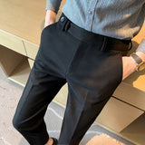 Men Trousers Business Long Pants