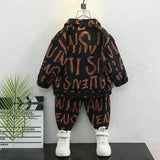 Toddler Boys Jackets Boys Autumn Clothing Denim Suit Two Pieces