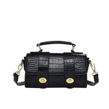 Jackie Kennedy Bag Summer Tote Double Lock Crocodile Pattern Bag