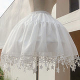 Gothic Lolita Harajuku Style Clothing Lolita Adjustable Fish Bone Bustle Violence Slip Dress Solid Color Crinoline