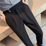 Men Pant Striped Casual Pants