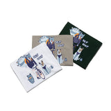 Men T Shirt Summer Casual Tops Men's Vintage Men's round Neck Short Sleeve Casual Loose Cartoon Dogs and Cats T-shirt