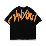 Men T Shirt Summer Casual Tops Letter Print Short-Sleeve T-shirt