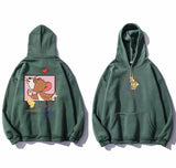 Tom and Jerry Hoodie Winter Clothing Autumn Hooded Sweater Autumn and Winter
