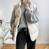 Women Winter Coats Puffer down Vest Women's Autumn and Winter Loose Vest Coat