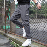 Men Cargo Pants Men's Pants Trendy Spring and Autumn Overalls Men's Loose Leisure Sports