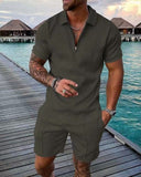 Polo Shirts Short Sleeve Pullover Leisure Men's T-shirt