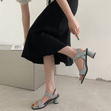 Nude Pumps Block Heel