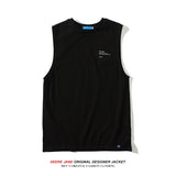 Men Vest Summer Pure Cotton Vest Men's Loose All-Matching