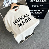 Human Made T-Shirt Slub Cotton Couple Loose T-shirt