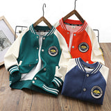Children Baseball Jacket Children's Clothing Autumn Baseball Uniform Jacket Girl
