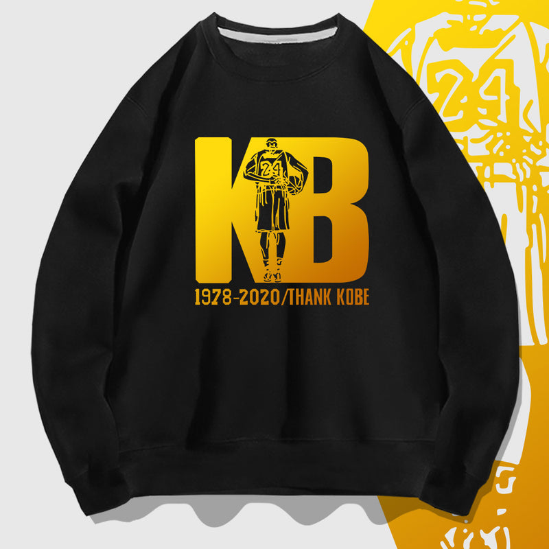In Memory of Kobe T Shirt Men's Autumn Oversized Loose Coat Clothes