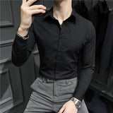 Men Shirts Business Casual Shirt