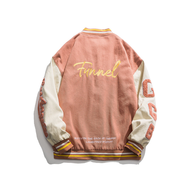 Varsity Jacket for Men Baseball Jackets Spring Fashion Unisex Tops Casual Fashionable