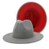 Walter White Fedora Woolen Hat Double-Sided Felt Hat Autumn Winter Retro Fedora Hat