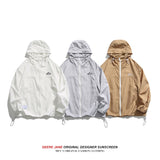 Men Sun Protection Clothing Summer UV Protection Sun-Protective Clothing Outdoor Sports Thin Section Baggy Coat