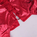 Women Summer Dresses Mini Dress Autumn Women's Nightclub Sexy V-neck Short Skirt Dress