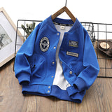Children Baseball Jacket Boys' Baseball Jacket Outer Casual Jacket