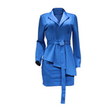 Women Coat Women's Fall Winter Skirt Two-Piece Suit