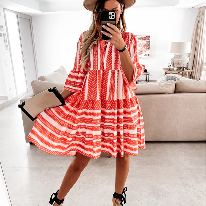 Beth Dutton Bohemian Dress Winter Autumn Midi Dresses