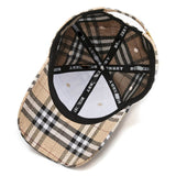 Vintage Check Baseball Cap