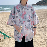 Men's Shirts Summer Short Sleeve Printed Shirt Short Sleeve Men's Clothing