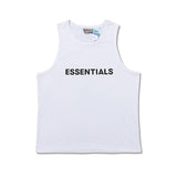 Fog Essentials Vest Fear Of God Essentials Letter Vest Men and Women Fog Couple T-shirt
