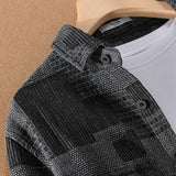 Denim Shirts for Spring and Autumn Casual Loose Long Sleeve Jacket Men