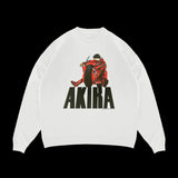 Akira Sweatshirt Vintage Japanese Anime Akira Sweater Long Sleeve Oversize