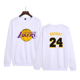 In Memory of Kobe Hoodie Kobe Memorial Clothing Casual Loose Men's and Women's Fleece round Neck Sweater