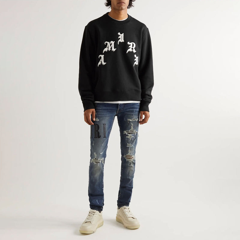 Amiri Women Crew Sweatshirts Crew Neck Sweater