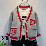 Toddler Boys Sweater Boys' Cardigan Sweater Autumn Sweater