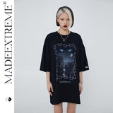 Blackair T Shirt Summer Short Sleeve Black Printed T-shirt