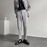 Seersucker Suit Slim Fit Suits Pants