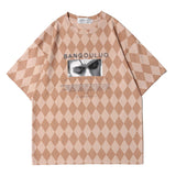 Men's T Shirt Summer Casual Tops Short Sleeve T-shirt Men's round Neck Half Sleeve BF Idle Style Trendy Loose Half Sleeve