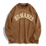 Harvard Sweatshirt Suede Sweater