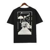 Cavempt Ce Lifecav @ Empt Umbrella Cartoon Japanese Fashion Ce Short Sleeve Men and Women