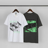 Cavempt Ce Life Cav @ Empt Fluorescent Green Letter Print Short-Sleeve T-shirt Short Sleeve Men and Women