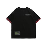 Men T Shirt Summer Casual Tops Men's Clothes Summer Wear Vintage Men's round Neck Short Sleeve Casual Loose Letter Printed T-shirt