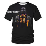 In Memory of Kobe T Shirt Casual Fashion Short Sleeve