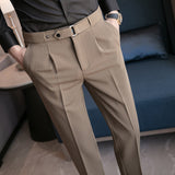 Men Trousers Slim Casual Pants